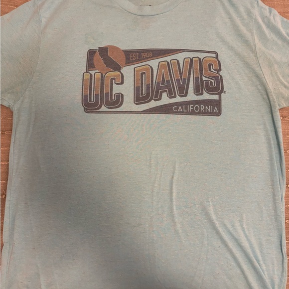 Blue UC Davis Short Sleeve Tee - Picture 2 of 3